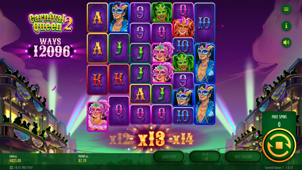 Carnival Queen 2 - Free Spins
